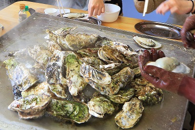 かき小屋かき食べ放題