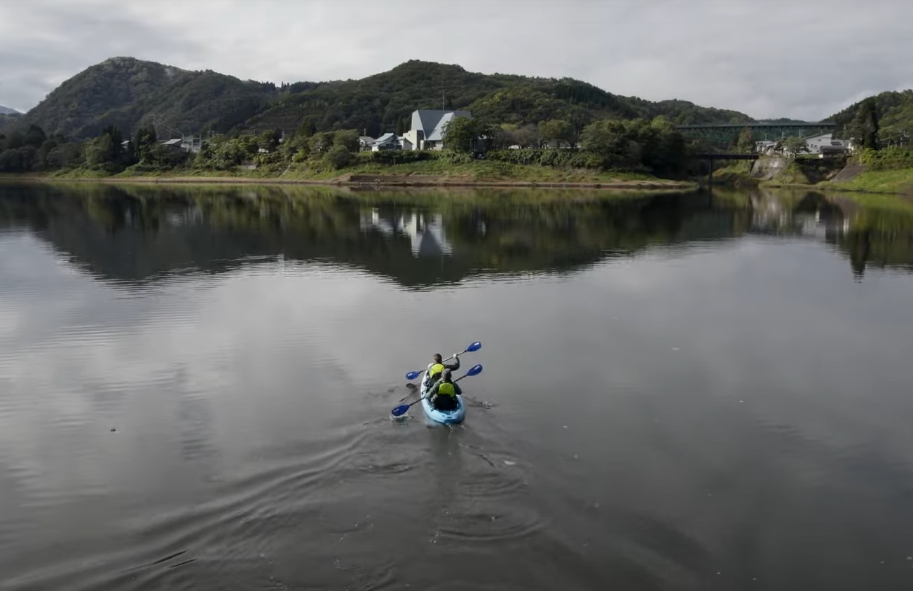 錦秋湖カヤック